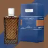 Close-up of The Merchant of Venice Ottoman Amber 100ml, featuring a rich amber-colored bottle and intricate Venetian design