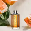 Hugo Boss The Scent 100ml EDT bottle showcasing a masculine and elegant fragrance presentation.