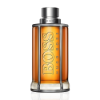Hugo Boss The Scent 100ml EDT for men in a sleek amber bottle with silver accents.