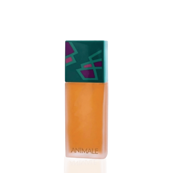 Animale for Women 100ml Eau de Parfum bottle featuring a bold, geometric design with a vibrant color palette.