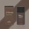 Close-up of Hermès Terre d’Hermès 75ml deodorant stick, featuring its elegant design and signature scent.​