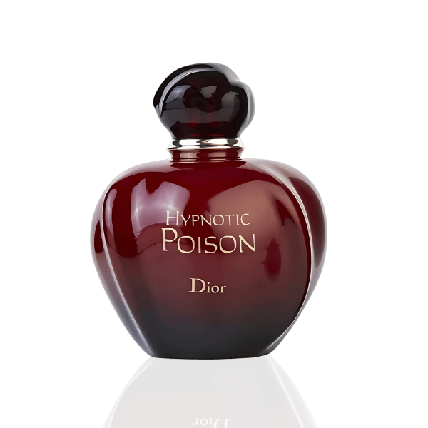 Christian Dior Hypnotic Poison Eau de Parfum 100ml bottle in its iconic red apple-shaped design.