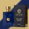 Dylan Blue fragrance for men with bergamot and musk notes