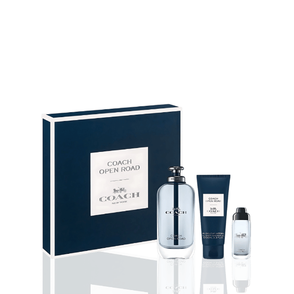 Coach Open Road Gift Set for Men – 100ml EDT + 15ml + Shower Gel