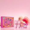 Versace Bright Crystal Absolu perfume, shower gel, body lotion, and pouch set