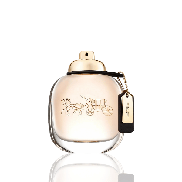 Coach New York perfume bottle with floral fruity notes