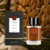 Elegant unisex scent blending spice, floral depth and mineral woody notes