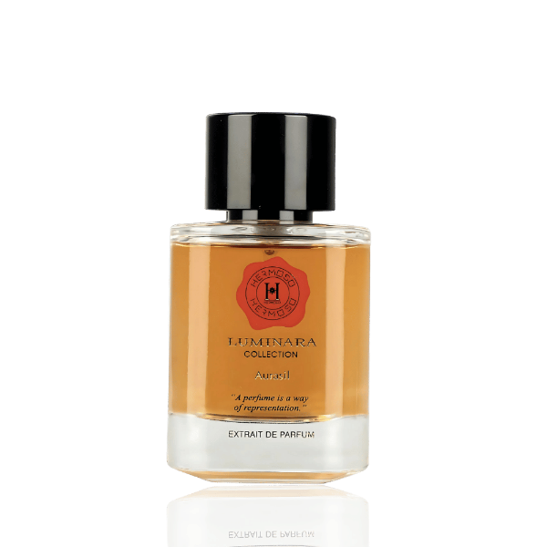 Aurasil unisex perfume with saffron, jasmine & amberwood notes