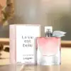 Radiant feminine fragrance blending floral sweetness and creamy vanilla