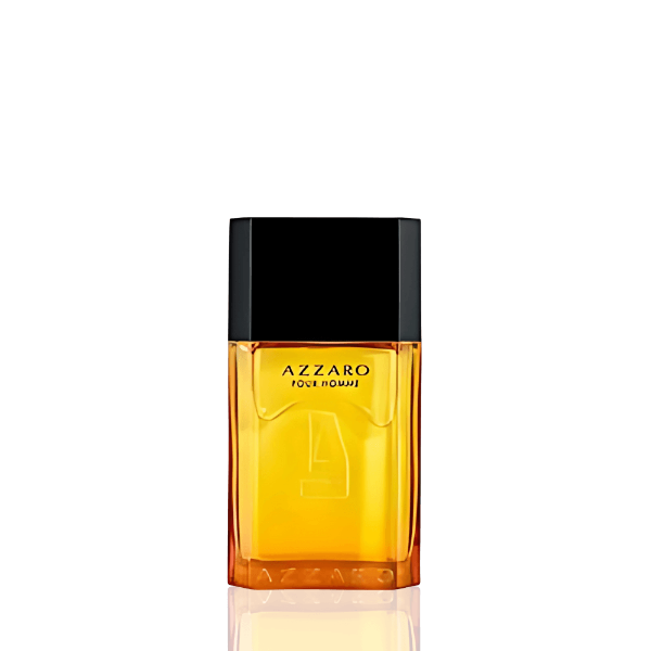 Sleek black bottle of Azzaro Pour Homme Black Eau de Toilette 100ml