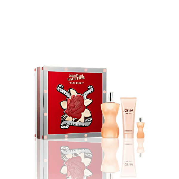 Jean Paul Gaultier Classique Eau de Toilette Gift Set – 100ml + 6ml + 75ml Body Lotion