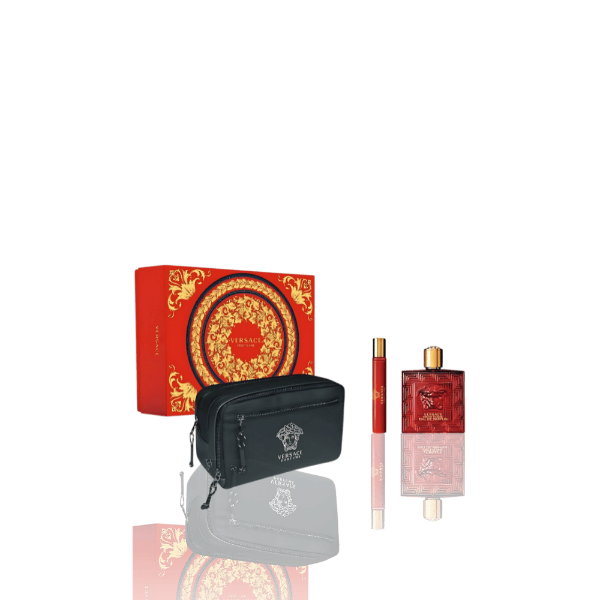 Versace Eros Flame Men’s Gift Set 100ml + 10ml EDP & Pouch