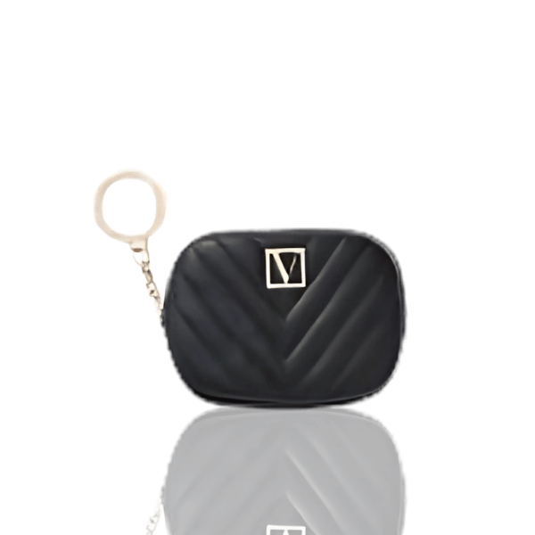 Victoria's Secret Black Makeup Pouch – Zipper Travel Bag