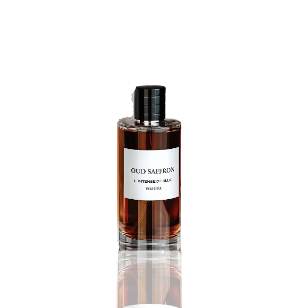 Elegant L'Intense De Blue Oud Saffron bottle design