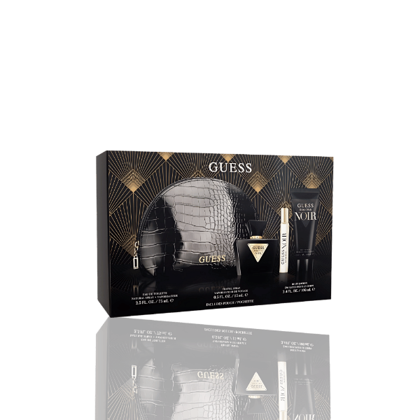 Guess Seductive Noir gift set with perfume and pouch