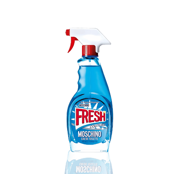 Iconic Moschino Fresh Couture cleaner-style bottle 100ml