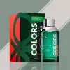 Benetton Colors Green EDT spray for men 100ml bottle