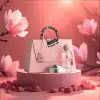 Elegant Laverne Sense fragrance set with body powder