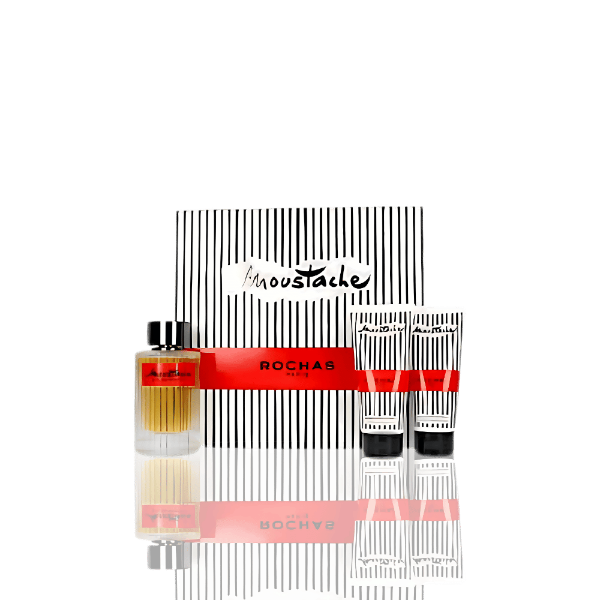 Moustache men 3‑pcs set: 125ml Edp, 100ml ASB & SG