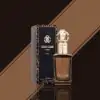 Oriental woody scent with black violet and saffron