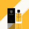 Rich leather and oud oriental woody fragrance with bergamot top