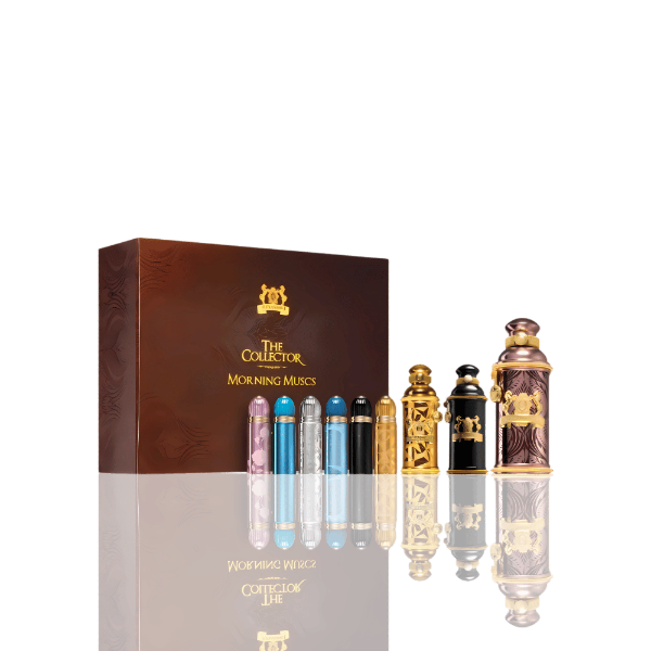 Morning Muscs 100ml Edp set with 8 mini refills by Alexandre J