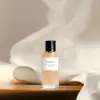 Delicate green-floral heart over a soft, powdery base