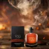 100ml Armani men’s fragrance placed on a moody background