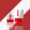 Sporty men’s EDT by Prada in sleek silver-red bottle