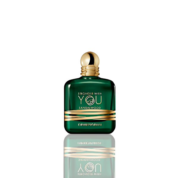 Armani Stronger With You Sandalwood 100 ml perfume in green bottle