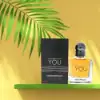 100 ml Armani parfum placed on masculine warm background