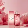 100 ml Lancome perfume on powerful, feminine-themed display