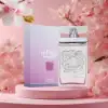 Pink floral fragrance bottle 75ml front view