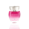 Elegant pink perfume bottle 90ml front view