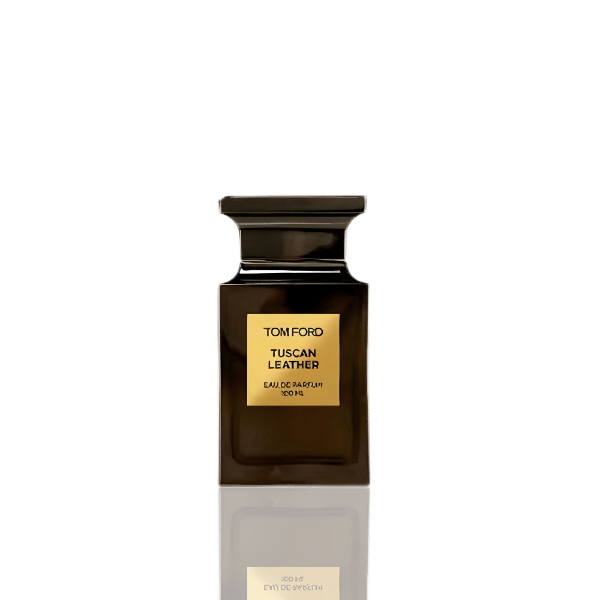 Tom Ford Tuscan Leather bottle with bold leather essence