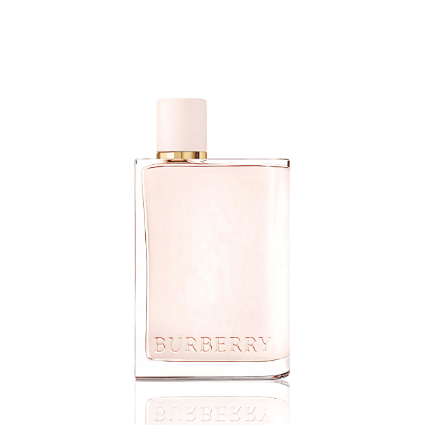 Burberry Her women’s perfume with strawberry, violet & musk notes