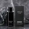 Sustainable modern male perfume blending citrus, lavender and warm woods