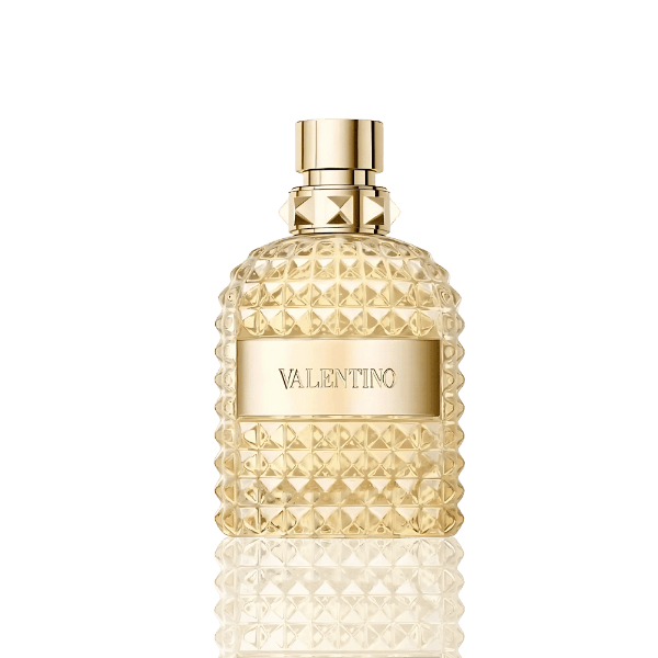 Valentino Uomo Born in Roma The Gold fragrance with nutmeg, cedar & vanilla