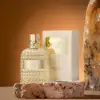 Elegant men’s perfume blending sunny warmth, spice and woody accord