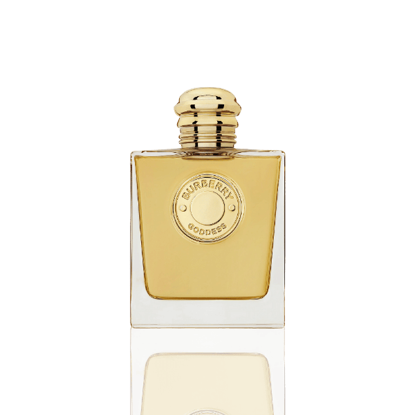 Burberry Goddess Intense women’s perfume with lavender and smoky vanilla quad