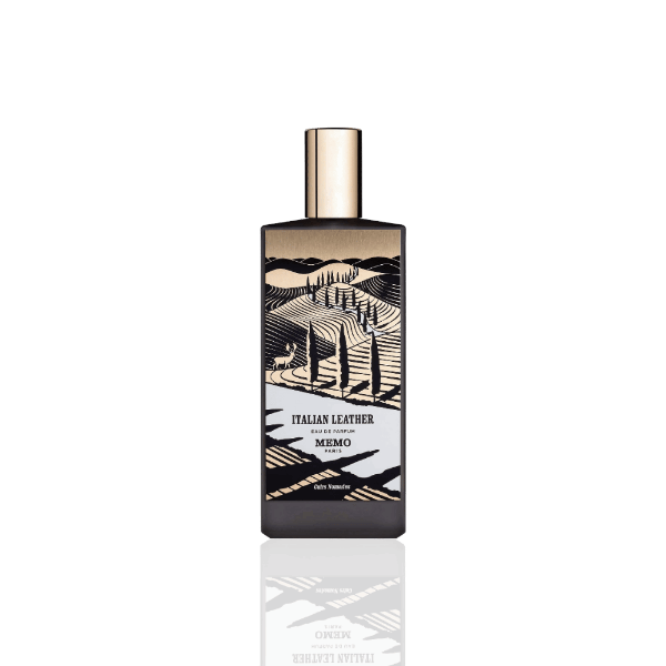Memo Italian Leather perfume with tomato leaf, vanilla & rich leather tones