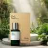 Bold unisex fragrance blending spice, florals and smoky woods