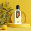 Clean masculine fragrance blending citrus top and woody herbal depth