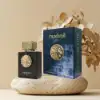 Bold masculine fragrance blending spicy freshness and warm gourmand depth