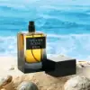 Lavender‑pear opening with ambrette‑iris heart over cedar‑vetiver base