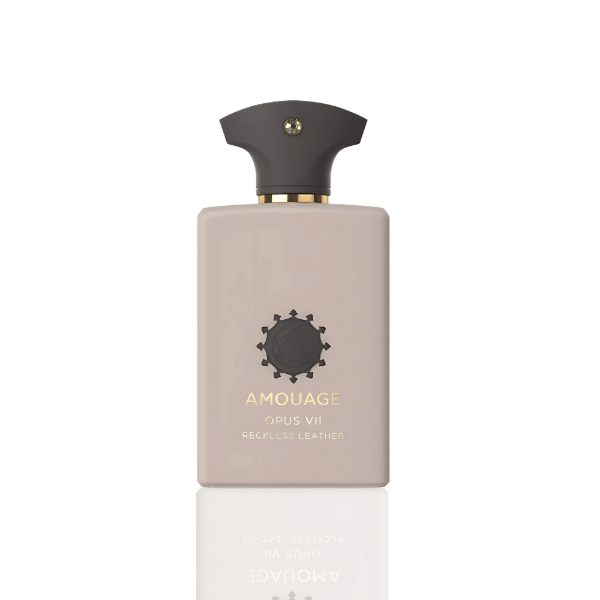 Amouage Opus VII Reckless Leather perfume with galbanum, leather & smoky amber‑base