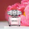 Versace Bright Crystal 200 ml EDT: sparkling yuzu and pomegranate bloom into peony-magnolia softness