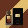 Smoky incense and leather heart leading into warm amber‑oud musk dry‑down