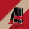 Intense fruity-floral perfume opening cherry and almond then drying into soft cocoa-vanilla trail