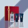 Woody spicy fragrance opening fresh citrus then warming into aromatic lavender and woody dry‑down